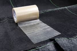 Adhésif renforcé pour toile de paillage - 10m